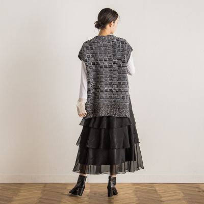 Droite lautreamont / ドロワットロートレアモン JQニットベスト≪手洗い可能≫ JQニットベスト≪手洗い可能≫ | Droite lautreamont (Women