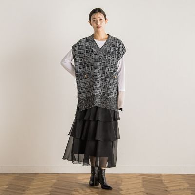 JQニットベスト≪手洗い可能≫ | Droite lautreamont (Women