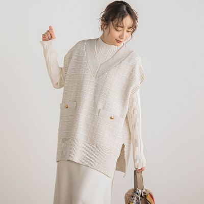 Droite lautreamont / ドロワットロートレアモン JQニットベスト≪手洗い可能≫ 楽天市場】JQニットベスト≪手洗い可能≫／ドロワットロート