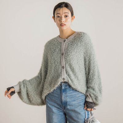 ＜Droite lautreamont (Women)＞【ＷＥＢ限定】２ＷＡＹドルマンフリンジカーデ≪手洗い可能≫