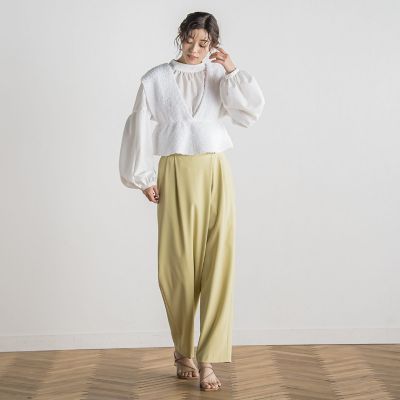 バタフライヤーンビスチェ≪手洗い可能≫