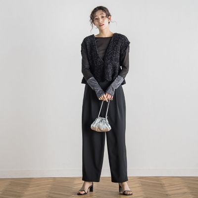 バタフライヤーンビスチェ≪手洗い可能≫