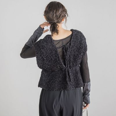 バタフライヤーンビスチェ≪手洗い可能≫