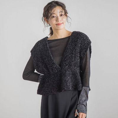 バタフライヤーンビスチェ≪手洗い可能≫