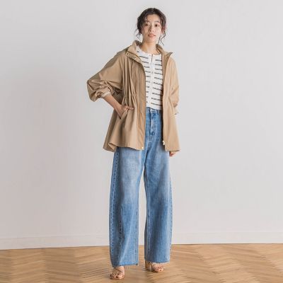 シアーボーダーＲＩＢカーデ≪手洗い可能≫