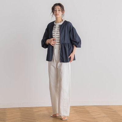 シアーボーダーＲＩＢカーデ≪手洗い可能≫