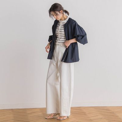 シアーボーダーＲＩＢカーデ≪手洗い可能≫