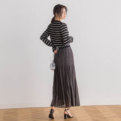 シアーボーダーＲＩＢカーデ≪手洗い可能≫