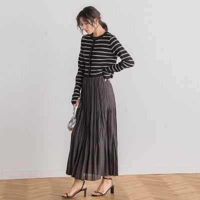 シアーボーダーＲＩＢカーデ≪手洗い可能≫