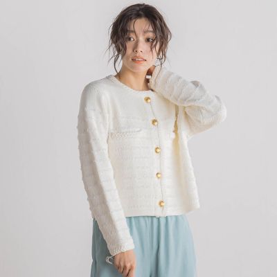 Vin バタフライヤーンニットジャケット バタフライヤーンニットジャケット | Droite lautreamont (Women