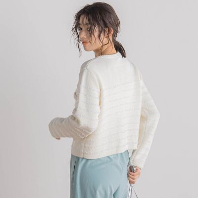 バタフライヤーンニットジャケット バタフライヤーンニットジャケット | Droite lautreamont (Women