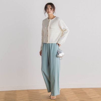 Vin バタフライヤーンニットジャケット バタフライヤーンニットジャケット | Droite lautreamont (Women