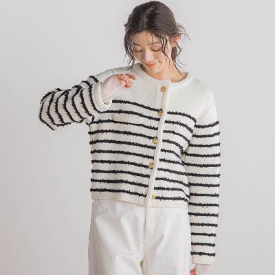バタフライヤーンニットジャケット | Droite lautreamont (Women