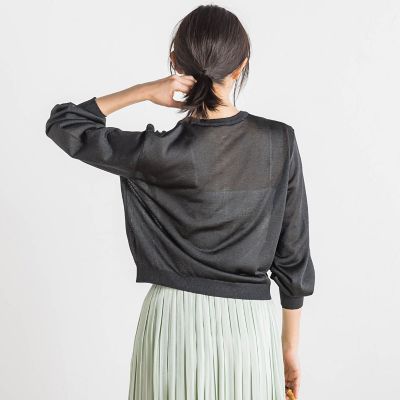 【ＷＥＢ限定】ラメシアーパールカーディガン≪手洗い可能≫