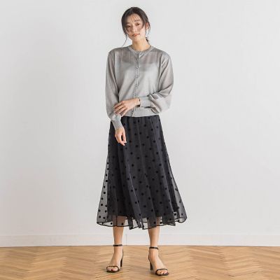 【ＷＥＢ限定】ラメシアーパールカーディガン≪手洗い可能≫