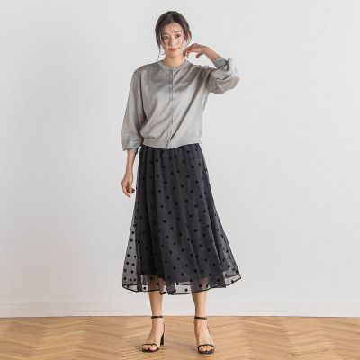 【ＷＥＢ限定】ラメシアーパールカーディガン≪手洗い可能≫