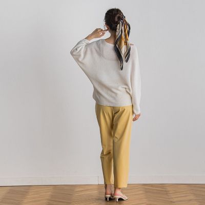 ペーパー混ヤーンドルマンプルオーバー≪手洗い可能≫