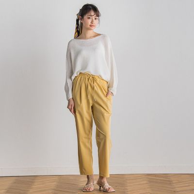 ペーパー混ヤーンドルマンプルオーバー≪手洗い可能≫