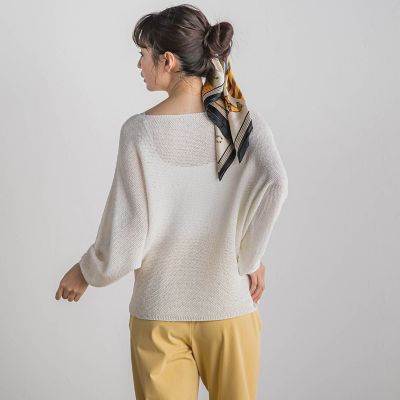 ペーパー混ヤーンドルマンプルオーバー≪手洗い可能≫