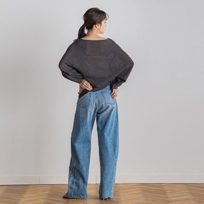 ペーパー混ヤーンドルマンプルオーバー≪手洗い可能≫