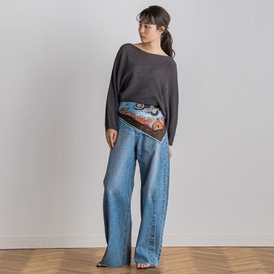 ペーパー混ヤーンドルマンプルオーバー≪手洗い可能≫