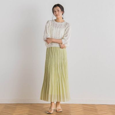 フリンジニットプルオーバー≪手洗い可能≫