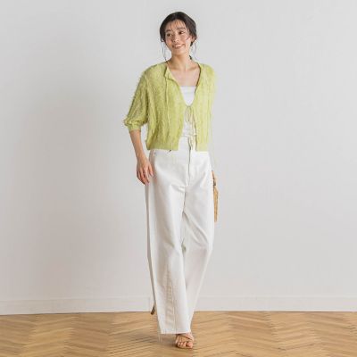 フリンジニットプルオーバー≪手洗い可能≫