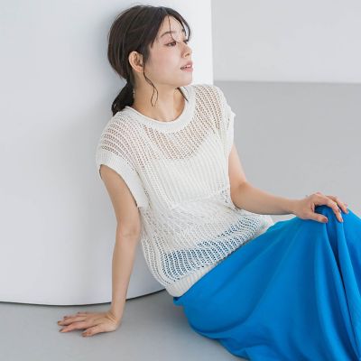 メッシュニットベスト≪手洗い可能≫
