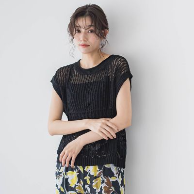 メッシュニットベスト≪手洗い可能≫