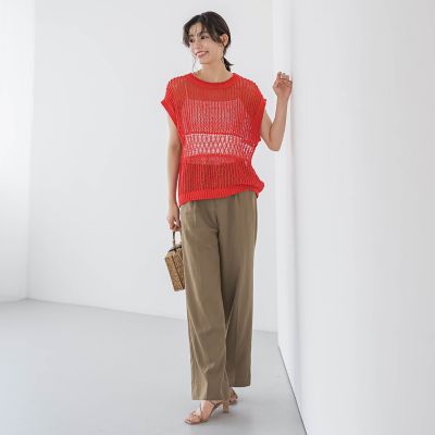 メッシュニットベスト≪手洗い可能≫