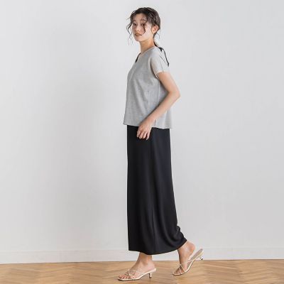 ラメフレンチスリーブプルオーバー≪手洗い可能≫