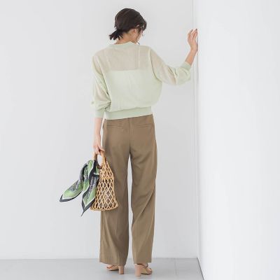 シアーZIPブルゾン≪手洗い可能≫ | Droite lautreamont