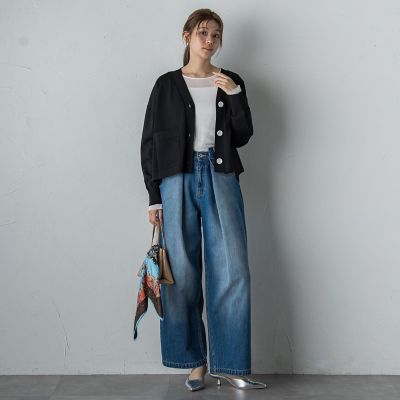 Vネックカーディガン≪手洗い可能≫ | Droite lautreamont (Women