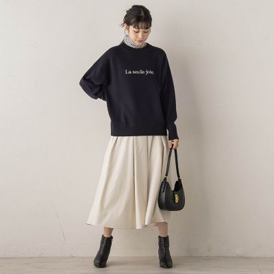 WEB限定】ロゴニット≪手洗い可能≫ | Droite lautreamont (Women