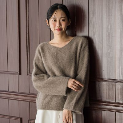 FOX／CASHMEREニット≪手洗い可能≫ | Droite lautreamont