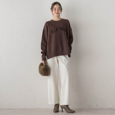 ロゴスウェットニット≪手洗い可能≫ | Droite lautreamont (Women