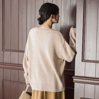 スパンコールVネックニット≪手洗い可能≫ | Droite lautreamont