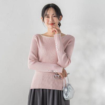 配色RIBニット≪手洗い可能≫ | Droite lautreamont (Women