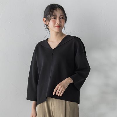セーラーカラーニット | Droite lautreamont (Women)/ドロワットロート