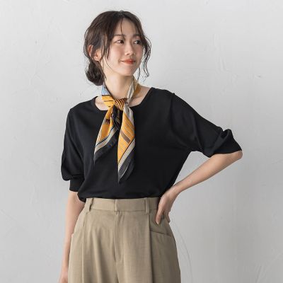 スクエアネックパフスリーブニット | Droite lautreamont (Women