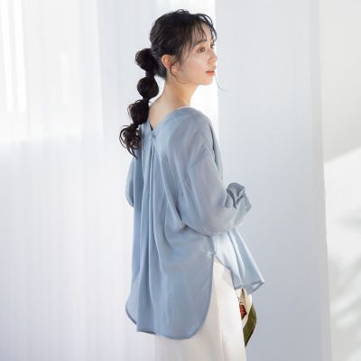 【ＷＥＢ限定】シルキーローンシアーブラウス