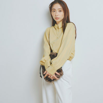 ＜Droite lautreamont (Women)＞【ＷＥＢ限定】前後２ＷＡＹ　ストレッチジョーゼットブラウス