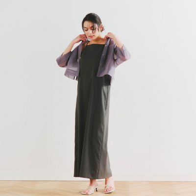 ロンドオーガンザクロップドシャツ≪洗濯機で洗える≫
