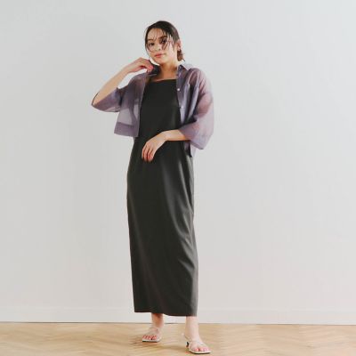 ロンドオーガンザクロップドシャツ≪洗濯機で洗える≫