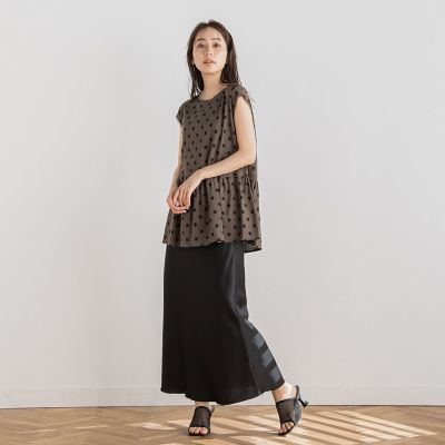 【ＷＥＢ限定】ドットペプラムブラウス≪手洗い可能≫