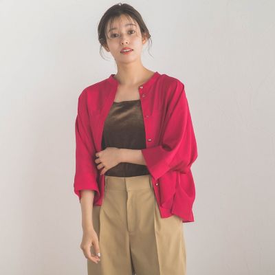 シアーバンブータンブラードルマンブラウス≪洗濯機で洗える≫