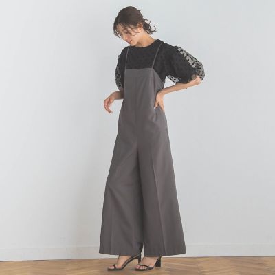 フロッキードットブラウス≪手洗い可能≫