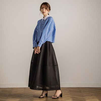 【カタログ掲載】エステネージュコクーンシャツ≪洗濯機で洗える≫