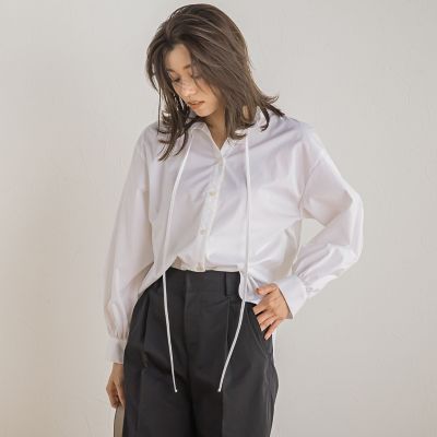 前後２ＷＡＹフリルブラウス≪洗濯機で洗える≫