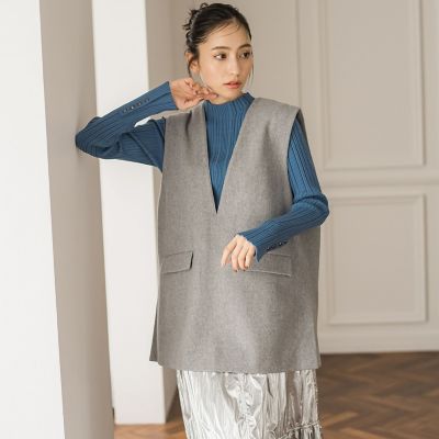 Droite lautreamont (Women)/ドロワットロートレアモン PecolambビーバーS100オーバーベスト